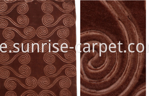 embossing design carpet